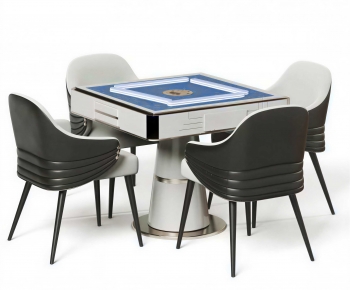 Modern Mahjong Tables And Chairs-ID:216486931