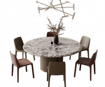 Modern Dining Table And Chairs-ID:383369947