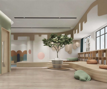 Modern Children's Reading Room-ID:707839974