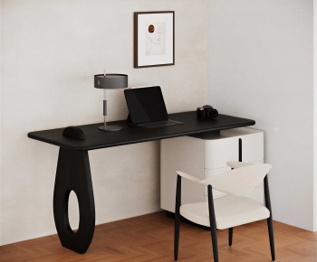 Modern Computer Desk And Chair-ID:427860024