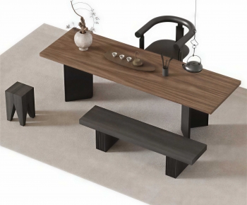 New Chinese Style Tea Tables And Chairs-ID:645622971