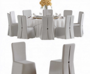 Modern Dining Table And Chairs-ID:584338905
