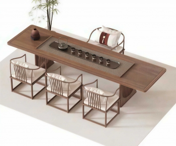 New Chinese Style Tea Tables And Chairs-ID:559277066