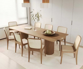 Modern Dining Table And Chairs-ID:670217045