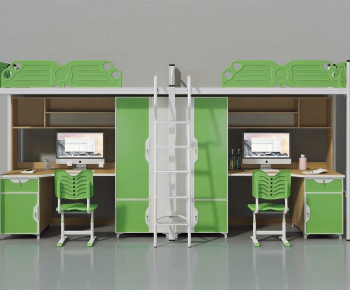 Modern Bunk Bed-ID:609463933