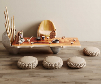 New Chinese Style Tea Tables And Chairs-ID:484630115