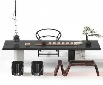 New Chinese Style Tea Tables And Chairs-ID:830076933