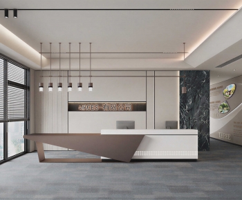 Modern Office Reception Desk-ID:102139006