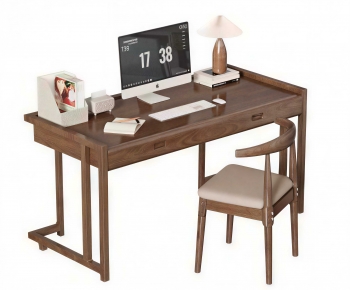 Modern Computer Desk And Chair-ID:162746917