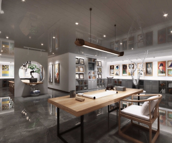 Modern Exhibition Hall-ID:208981047