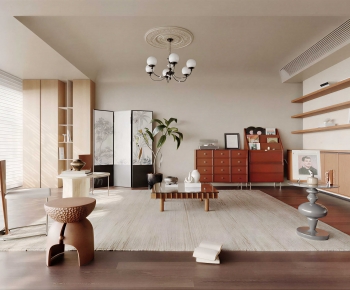 Modern A Living Room-ID:444289926