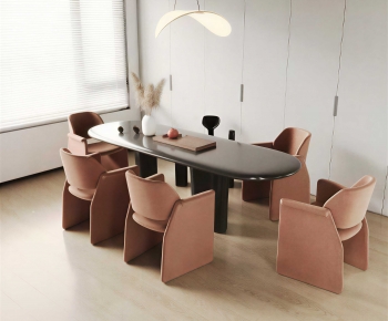 Modern Dining Table And Chairs-ID:874941111