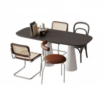 Modern Dining Table And Chairs-ID:493895055
