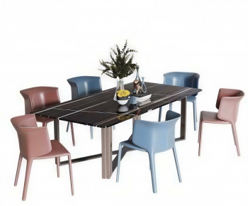 Modern Dining Table And Chairs-ID:437014105