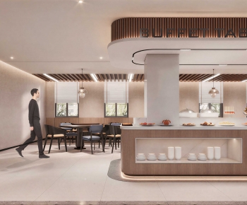 Modern Cafeteria-ID:307617901