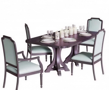 Modern Dining Table And Chairs-ID:615539078