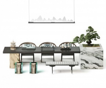 New Chinese Style Tea Tables And Chairs-ID:850567108