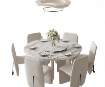 Modern Dining Table And Chairs-ID:754468922