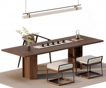 New Chinese Style Tea Tables And Chairs-ID:671009063