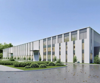 Modern Industrial Building-ID:278852948