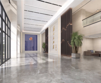 Modern Office Reception Desk-ID:976790904