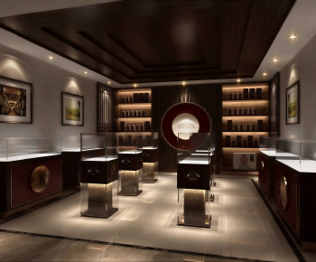 New Chinese Style Exhibition Hall-ID:167371992