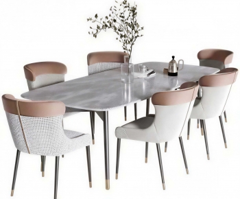 Modern Dining Table And Chairs-ID:681025032