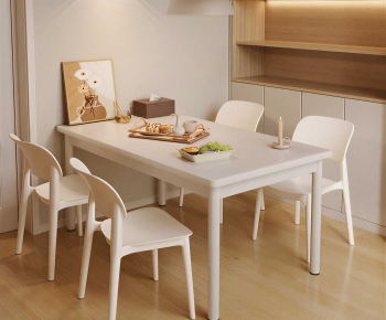 Modern Dining Table And Chairs-ID:346625095