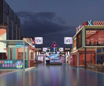 Modern Commercial Street-ID:232925897