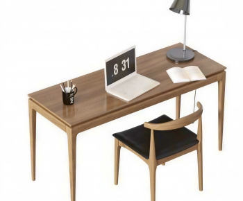 Modern Computer Desk And Chair-ID:161829016