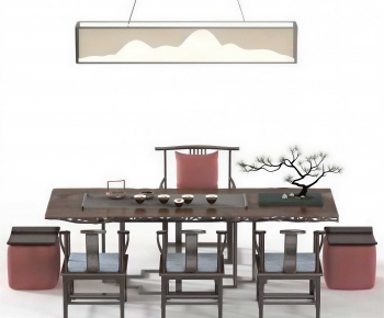 New Chinese Style Tea Tables And Chairs-ID:827773099