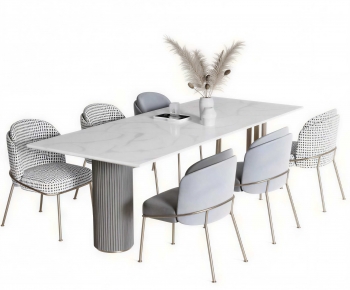 Modern Dining Table And Chairs-ID:125046016