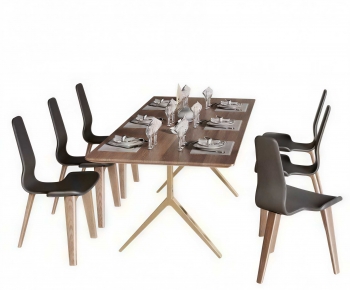 Modern Dining Table And Chairs-ID:347784044