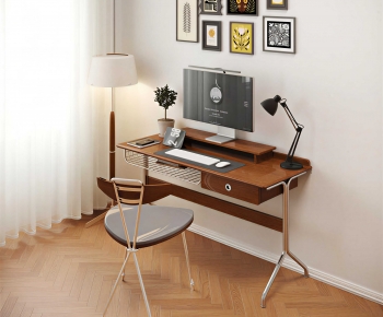 Modern Computer Desk And Chair-ID:597496997
