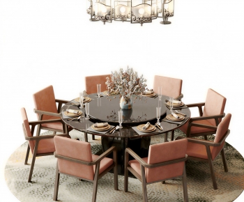 New Chinese Style Dining Table And Chairs-ID:973176969