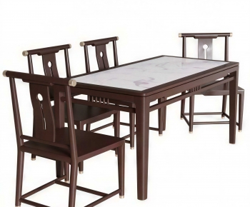 New Chinese Style Dining Table And Chairs-ID:868108991