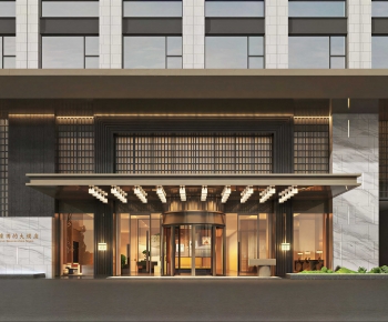 Modern Facade Element-ID:576121096