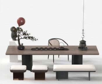 New Chinese Style Tea Tables And Chairs-ID:919059047