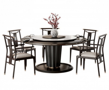 New Chinese Style Dining Table And Chairs-ID:387779951