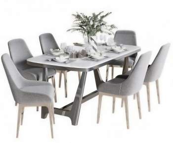 Modern Dining Table And Chairs-ID:120044951