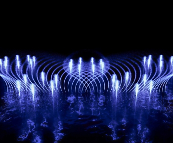 Modern Rockery Waterscape-ID:400819066