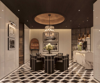 Modern Dining Room-ID:678920032