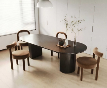 Modern Dining Table And Chairs-ID:999514101