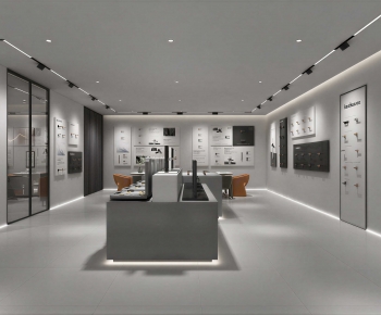 Modern Exhibition Hall-ID:559789901