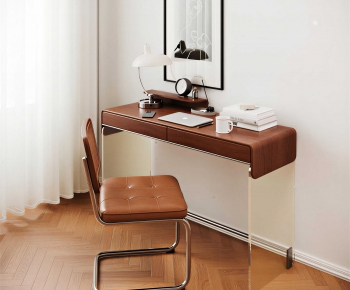 Modern Computer Desk And Chair-ID:522805936