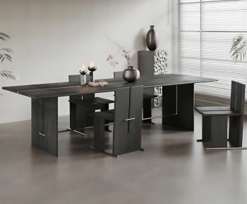 Modern Dining Table And Chairs-ID:300014021