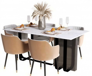 Modern Dining Table And Chairs-ID:839331219