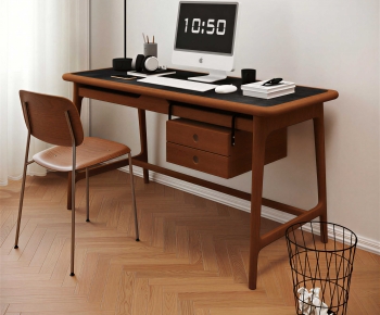 Modern Computer Desk And Chair-ID:488989112