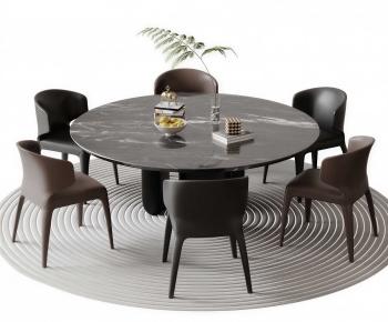 Modern Dining Table And Chairs-ID:842134955
