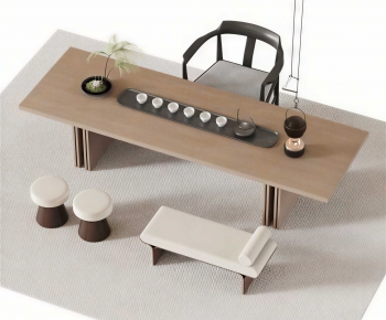 New Chinese Style Tea Tables And Chairs-ID:204596049